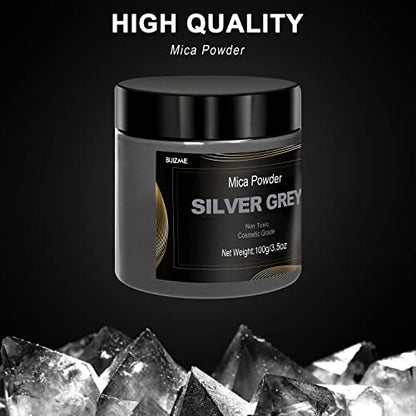 Silver Mica Powder Pigment