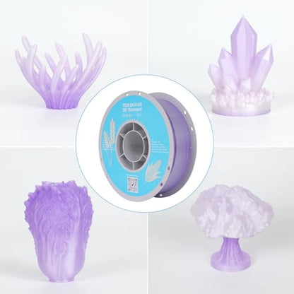 Crystal Rainbow PLA 3D Printer Filament Bundle (141.0958 Ounce)