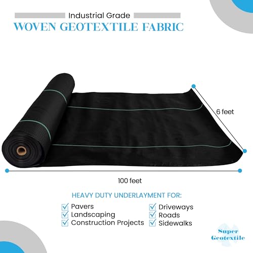 Woven Geotextile Fabric for Driveway and Road Stabilization