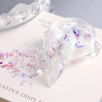 Holographic Chunky Glitter Nail Art Sequins