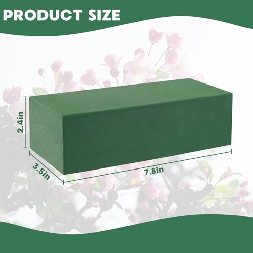 Wet Dry Green Floral Foam for Flower Arrangements 7.8"