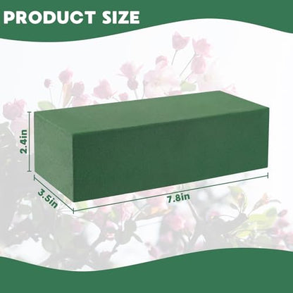 Wet Dry Green Floral Foam for Flower Arrangements 7.8"
