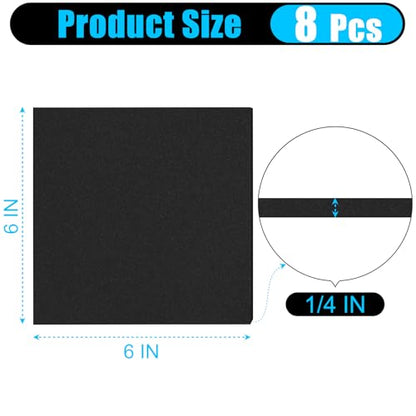 8 PCS Adhesive Foam Padding Sheets Closed Cell Neoprene Foam Sheet 1