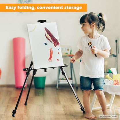 17 66 Inch Adjustable Art Easel Stand for Painting and Sign