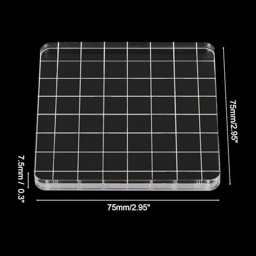 3"x3" Acrylic Stamp Block (6 Count)