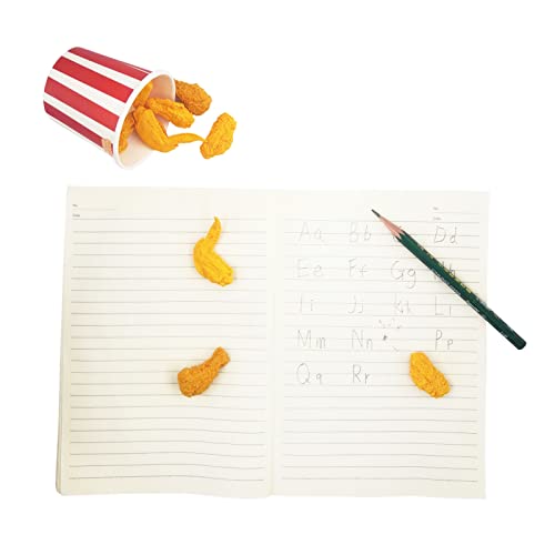 Food Erasers 27 Pack Fried Chicken Desk Pet Erasers for Kids Cute Fun School Supplies Prize Gifts Party Favors (27 个)