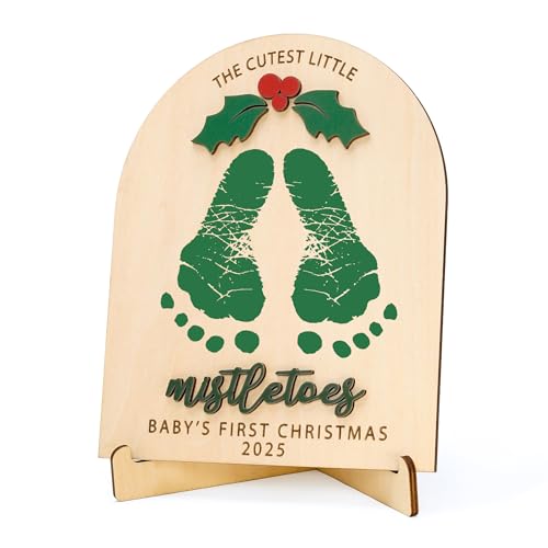 DIY Baby Footprint Keepsake Board