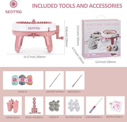 40 Needles Knitting Machine