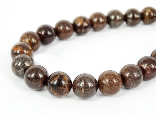 180pcs Adabele Natural Brown Bronzite Gemstone 4mm (180 Count)