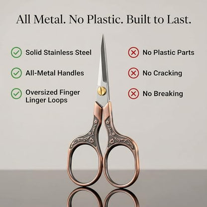 Crochet Scissors and Cross Stitch Scissors with Cover