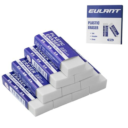Pencil Erasers 10 Pieces (10 Count)