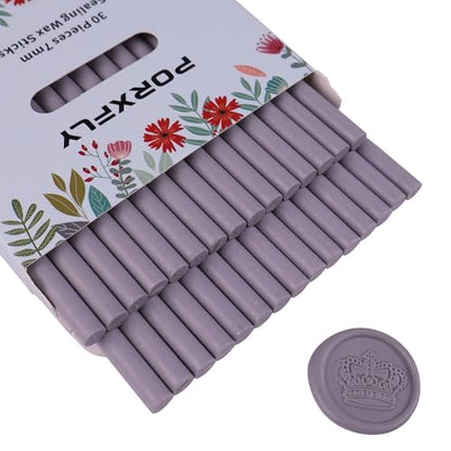 30 Pieces 7mm Sealing Wax Sticks for Glue Gun