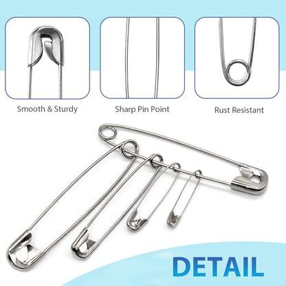 Safety Pins 1000 PCS Small 1.1 Inch Rust (1000 Count)
