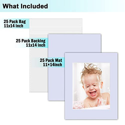 Pack of 25 White Pre