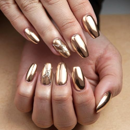 Chrome Nail Powder Mirror Effect Metallic Dust (2.6 Ounce)