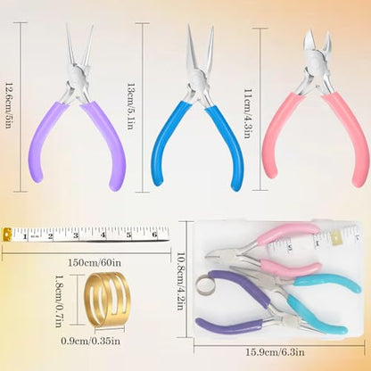 3 Pack Jewelry Pliers Set (3 Count)