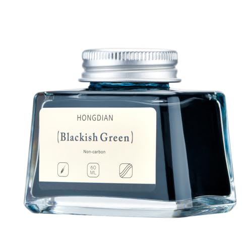 Hongdian Fountain Pen Bottled Ink Blackish Green