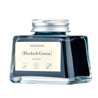 Hongdian Fountain Pen Bottled Ink Blackish Green