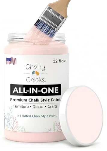 Paris Pink 32 Fl Oz Chalk Paint for Furniture All in One