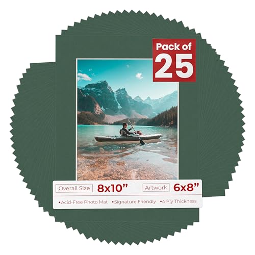 6x8 Mat for 8x10 Frame (25 Count)