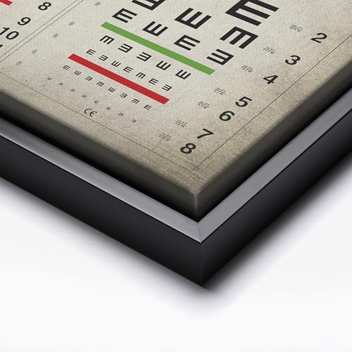 Vintage Eye Chart Canvas