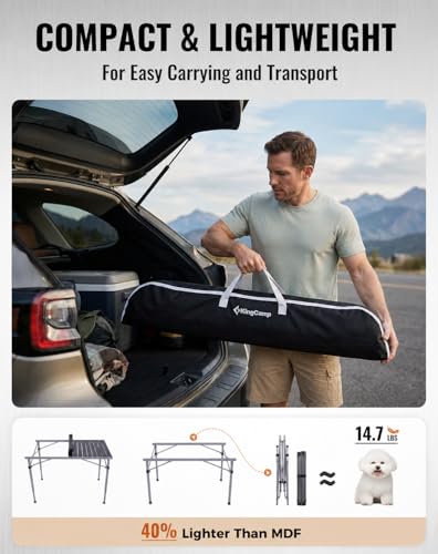 Heavy Duty Folding Camping Table