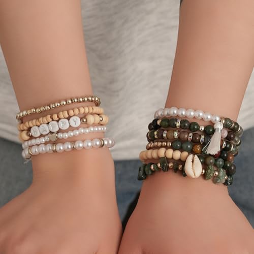 Jewelry Making Supplies Kit Natural Stone Beads for Irregular Natural Stone with for DIY Craft Bracelet Necklace Earrings for Adults