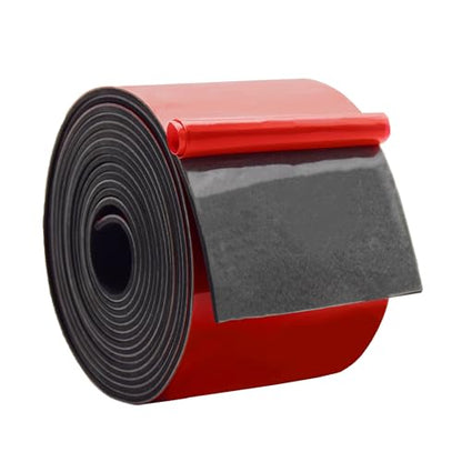 Solid Neoprene Rubber Strips with Adhesive Backing 1 (10 Foot)