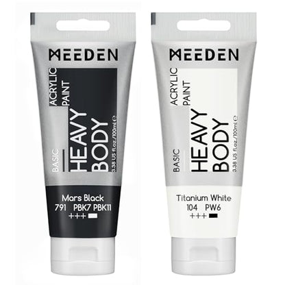 Acrylic Paint Mars Black (6.76 Fl Oz)