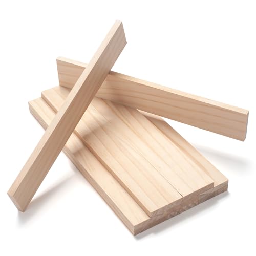 Wood Strips Slats Wooden Sticks for Crafts 3 (10 Count)