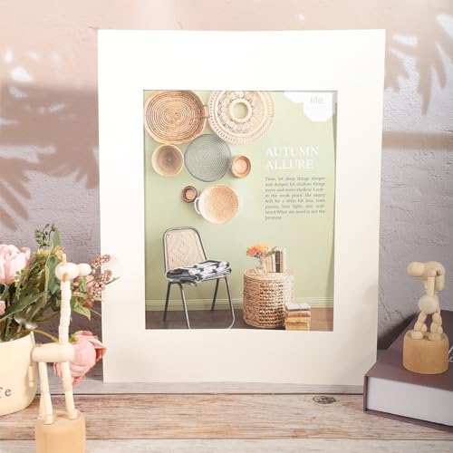 15 Pack 11x14 White Picture Mats for 8x10 Photos (15 Count)