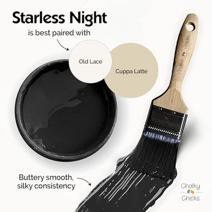 Starless Night 8 Fl Oz Chalk Paint for Furniture All in One