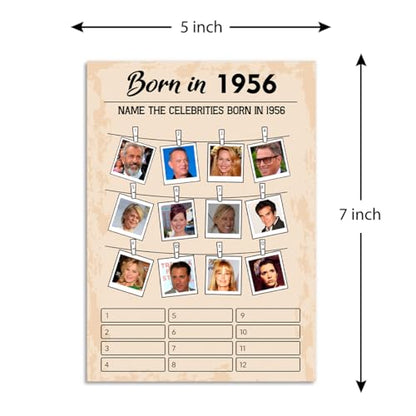 70th Birthday Party Games (5 Count)