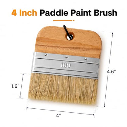 4 Inch Flat Paddle Paint Brush