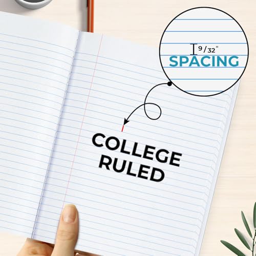 5 Pack College Ruled Composition Notebooks (5 Count)