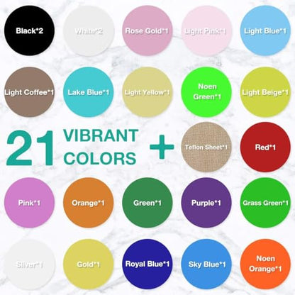 Heat Transfer Vinyl Bundle (24 Count)