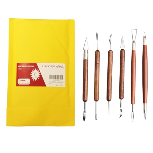 6 Pcs Pottery & Clay Sculpting Tools