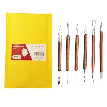 6 Pcs Pottery & Clay Sculpting Tools