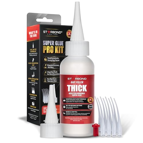 Thick Super Glue Pro Kit (2 Ounce)
