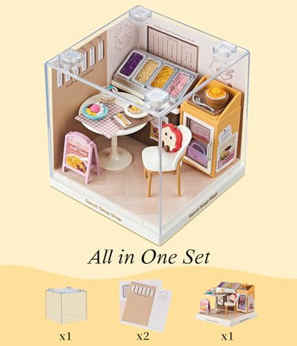 Sweet Soup Shop Super Miniature House Kit