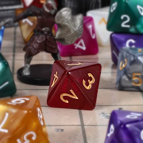 100pcs D8 Dice Set for Dungeon and Dragons (100 Count)