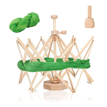 Wooden Reverse Umbrella Yarn Swift