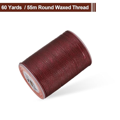 Leather Sewing Waxed Thread 0.8mm 60Yards