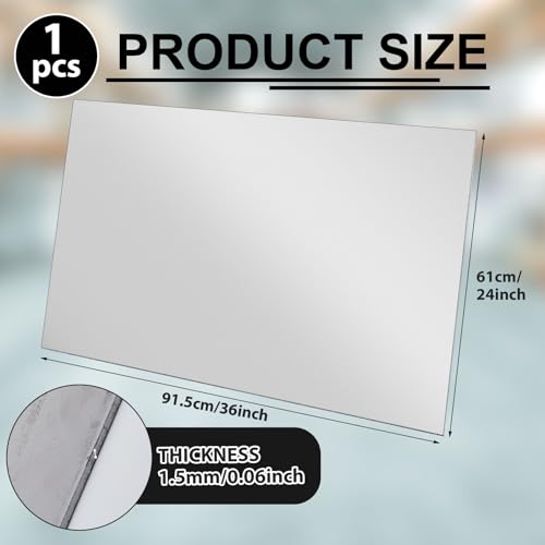 1 Pcs Mild Steel Sheet Cold Rolled 18 Gauge Metal Plate 0.06 Inch