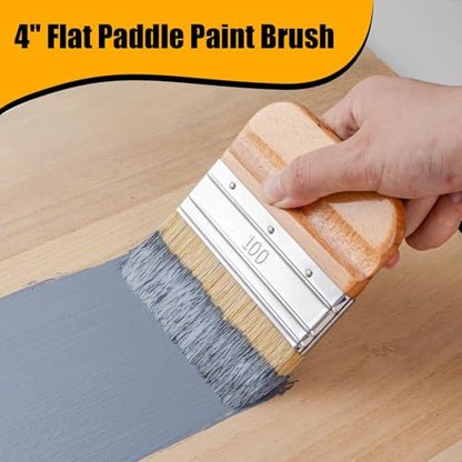 4 Inch Flat Paddle Paint Brush