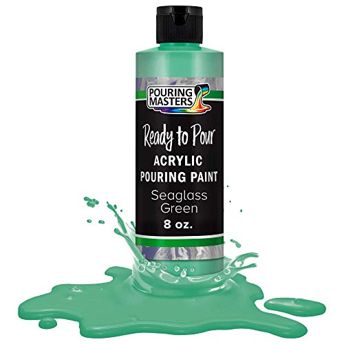 Seaglass Green Acrylic Ready to Pour Pouring Paint (8 Fl Oz)