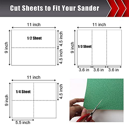 25 PCS Sandpaper Assortment (25 Count)
