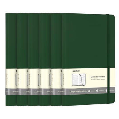 6 Pack Lined Journal Notebooks for Work
