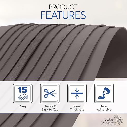 Grey EVA Foam Sheets for Crafts