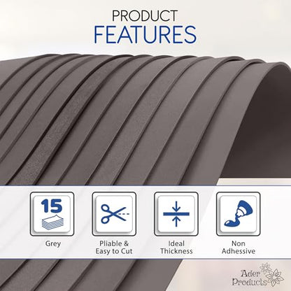 Grey EVA Foam Sheets for Crafts
